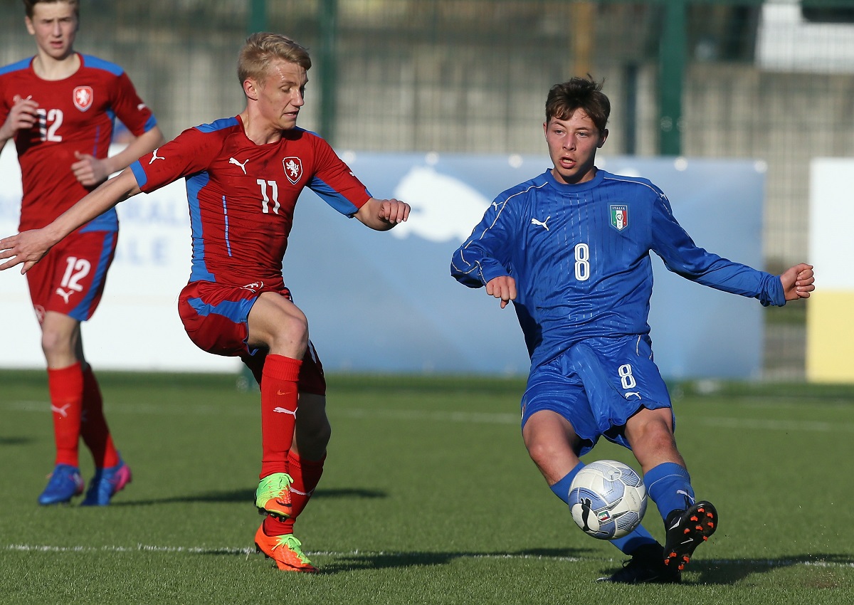 Guerini representó a Italia en las categorías Sub-15 y Sub-16.