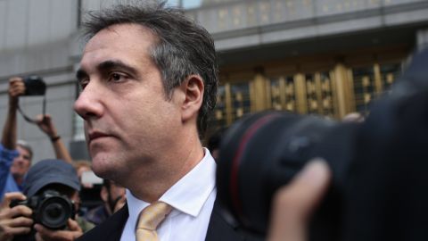 Michael Cohen es exabogado personal de Donald Trump.