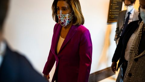 La presidenta de la Cámara, Nancy Pelosi.