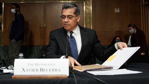 El secretario Xavier Becerra.