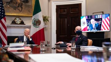 El presidente Joe Biden tuvo una reunió bilateral con el mexicano López Obrador a inicios de marzo.