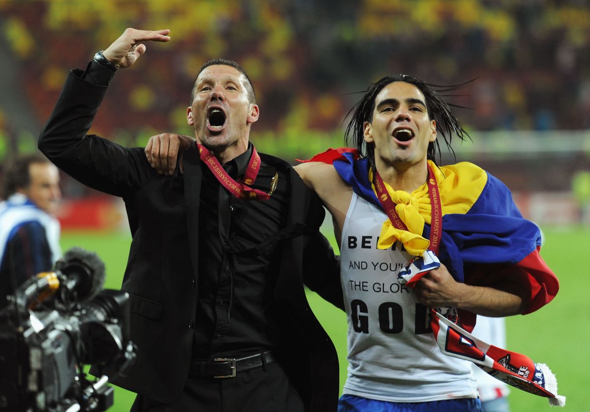 Falcao y Simeone