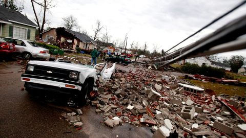 Tornado en Hattiesburg, Mississippi