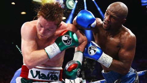 Canelo ÁLvarez y Floyd Mayweather