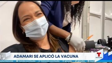 Adamari López se vacuna contra el COVID-19