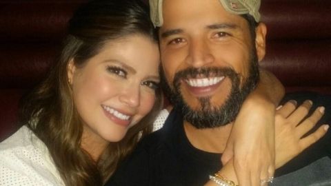 Ana Patricia Gámez y su esposo Luis Carlos