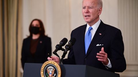 Joe Biden y Kamala Harris en la Casa Blanca