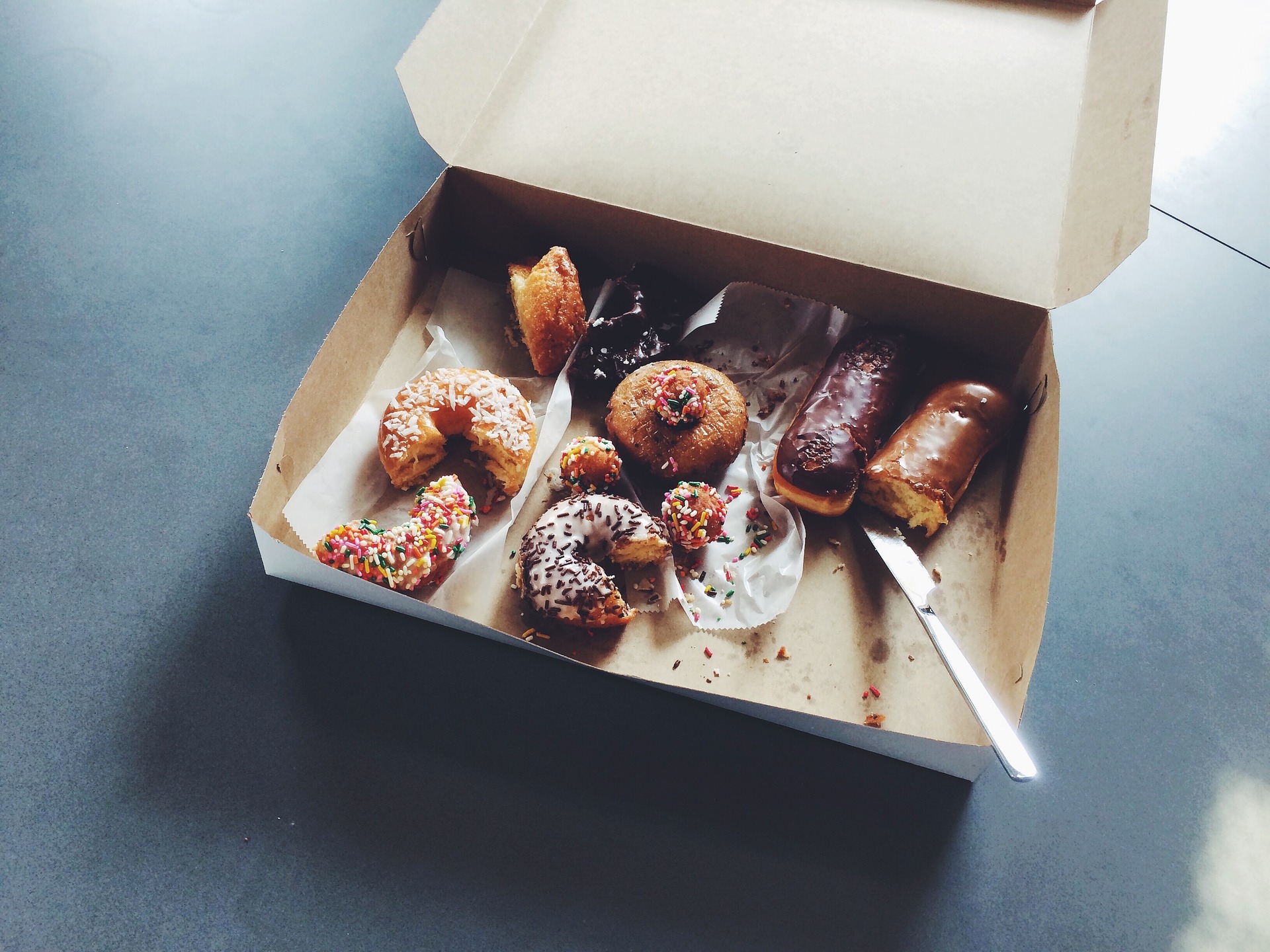 Pastelillos y donas comerciales