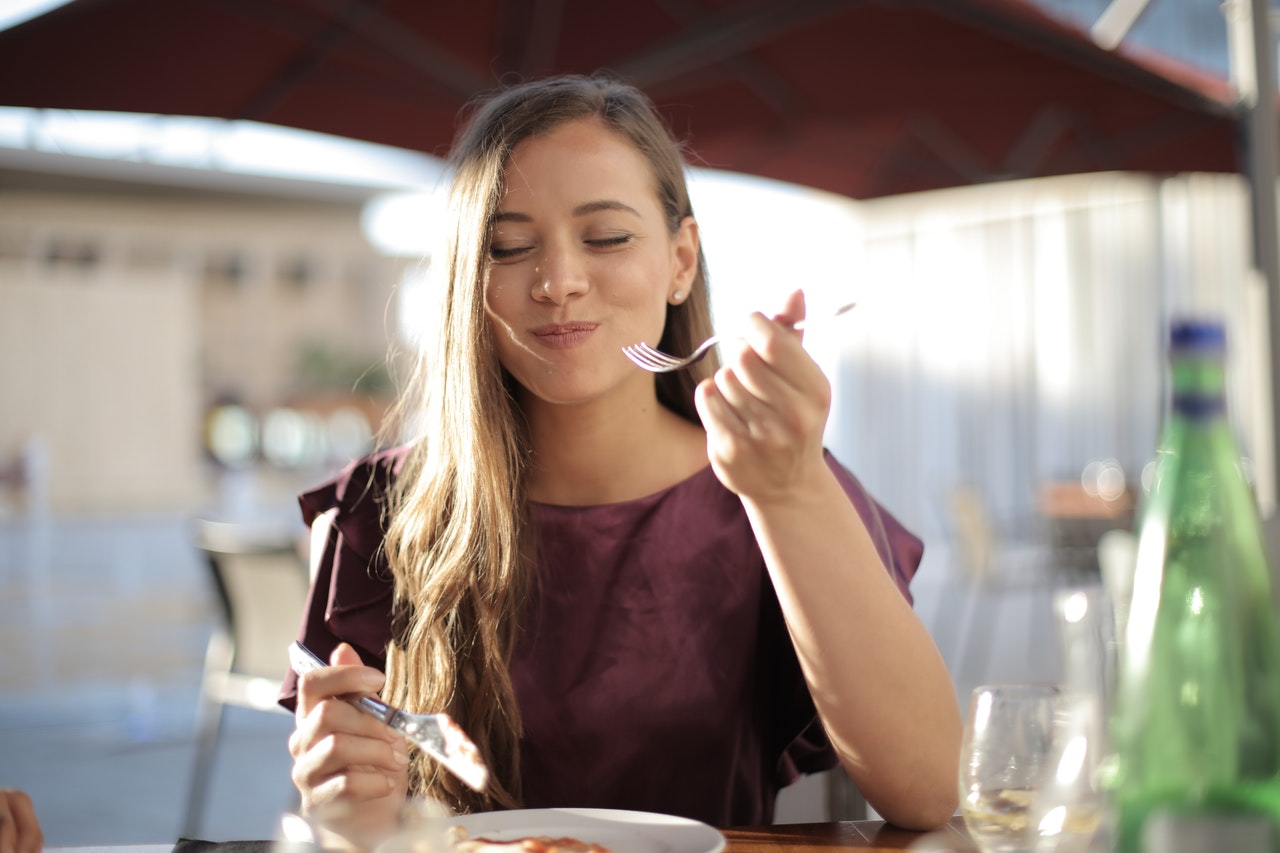 disfrutar la comida