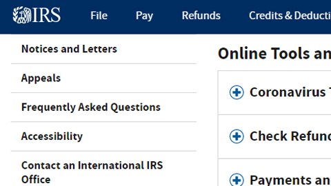 IRS cheques de estimulo en Twitter