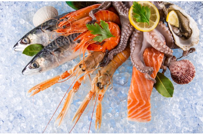pescados y mariscos