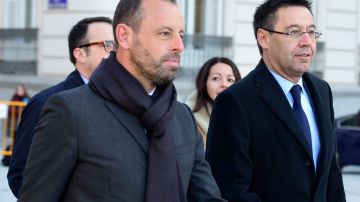 Sandro Rosell y Josep María Bartomeu, los dos últimos presidentes del Barça, acabaron en los tribunales.