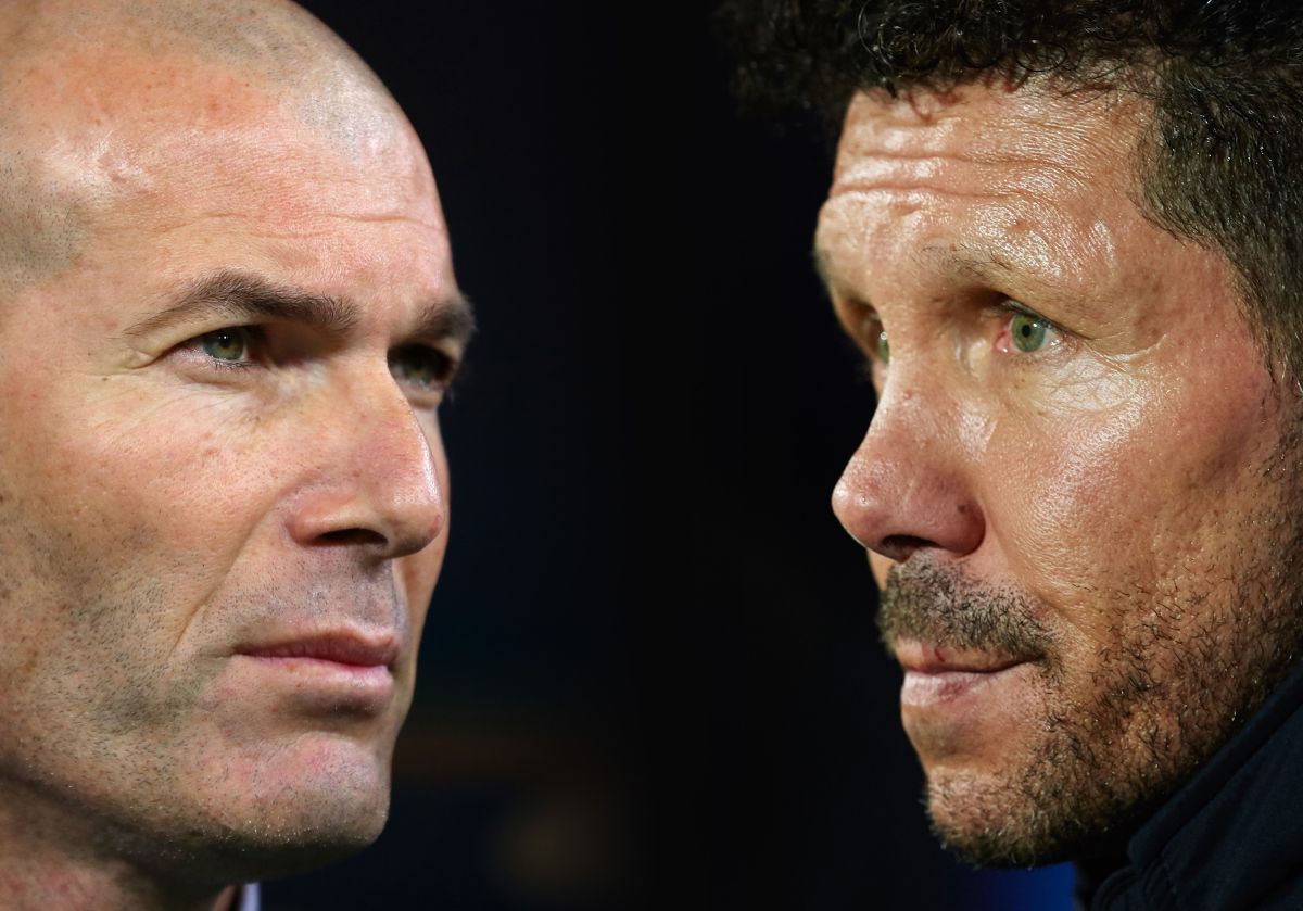 Zinedine Zidane y Diego Simeone se ven las caras en un nuevo derbi.