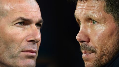 Zinedine Zidane y Diego Simeone se ven las caras en un nuevo derbi.