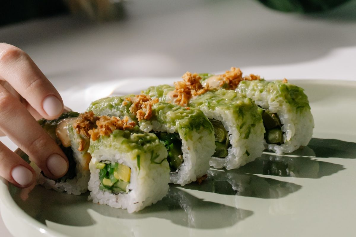 El sushi no siempre tiene que llevar pescado, ya que el protagonista es el arroz.