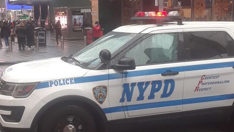 NYPD en Times Square/Archivo.