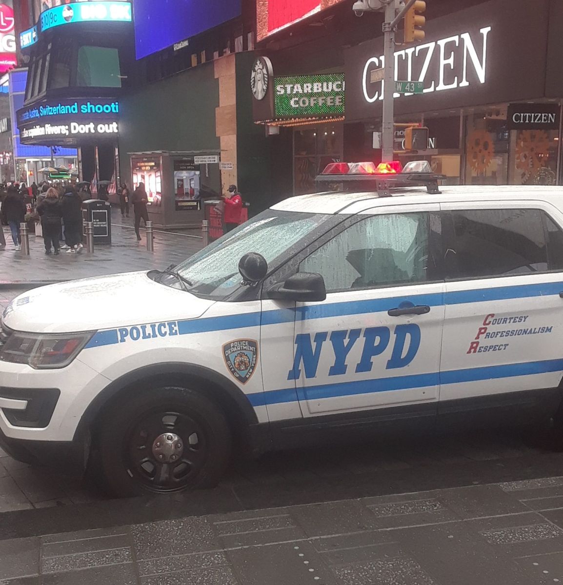 NYPD en Times Square.