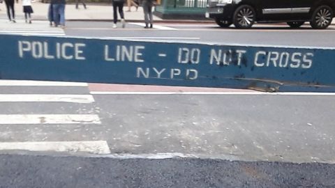Zona de acceso restringido, NYPD.