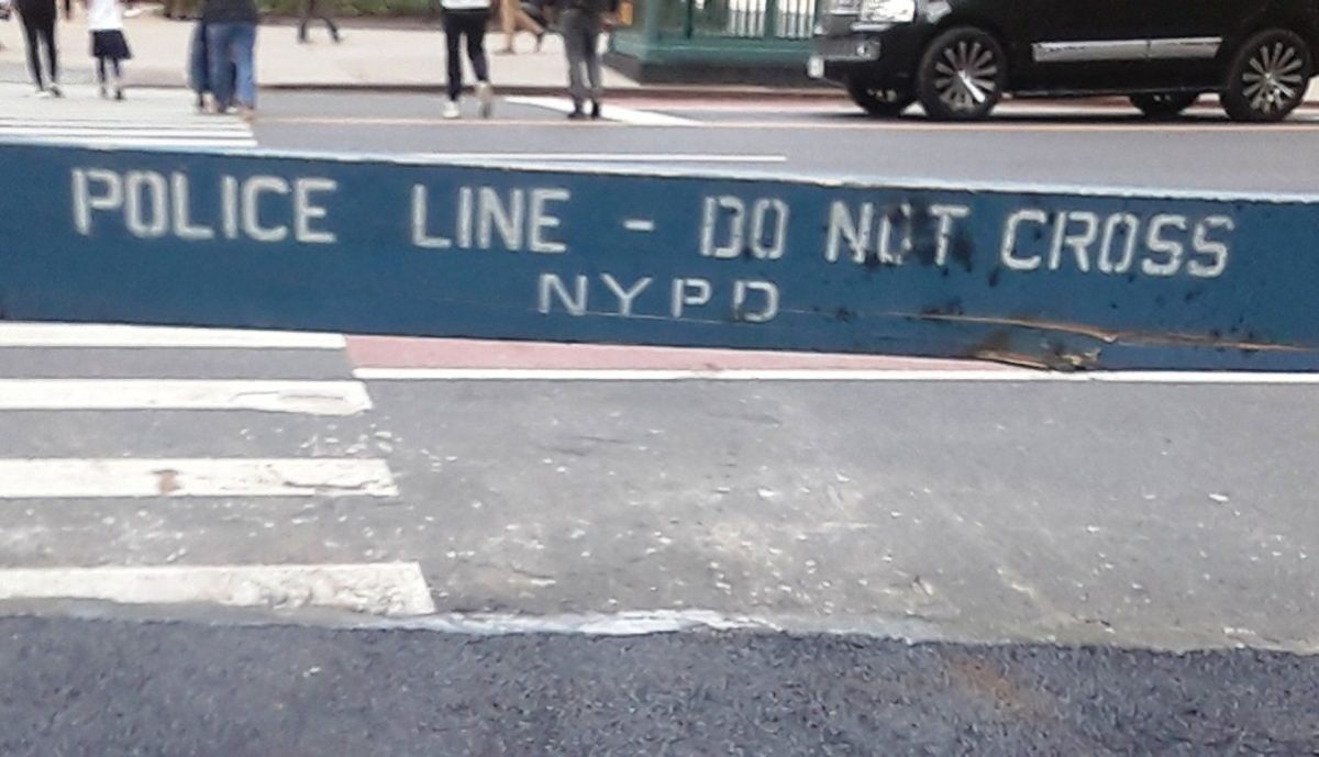 Zona de acceso restringido, NYPD.