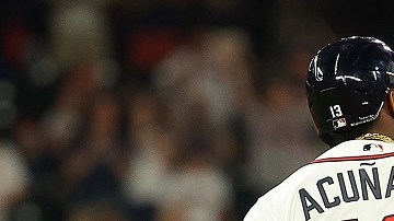 Ronald Acuña Jr. conectó su primer cuadrangular de la temporada 2022.