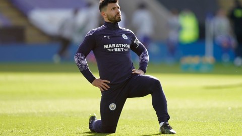 Agüero tiene 9 partidos y un gol en la Premier.