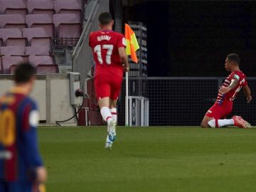 Machís marcó el empate del juego en el Camp Nou.