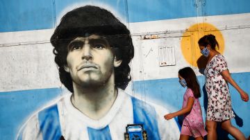 Nuevo mural de Maradona en Irlanda