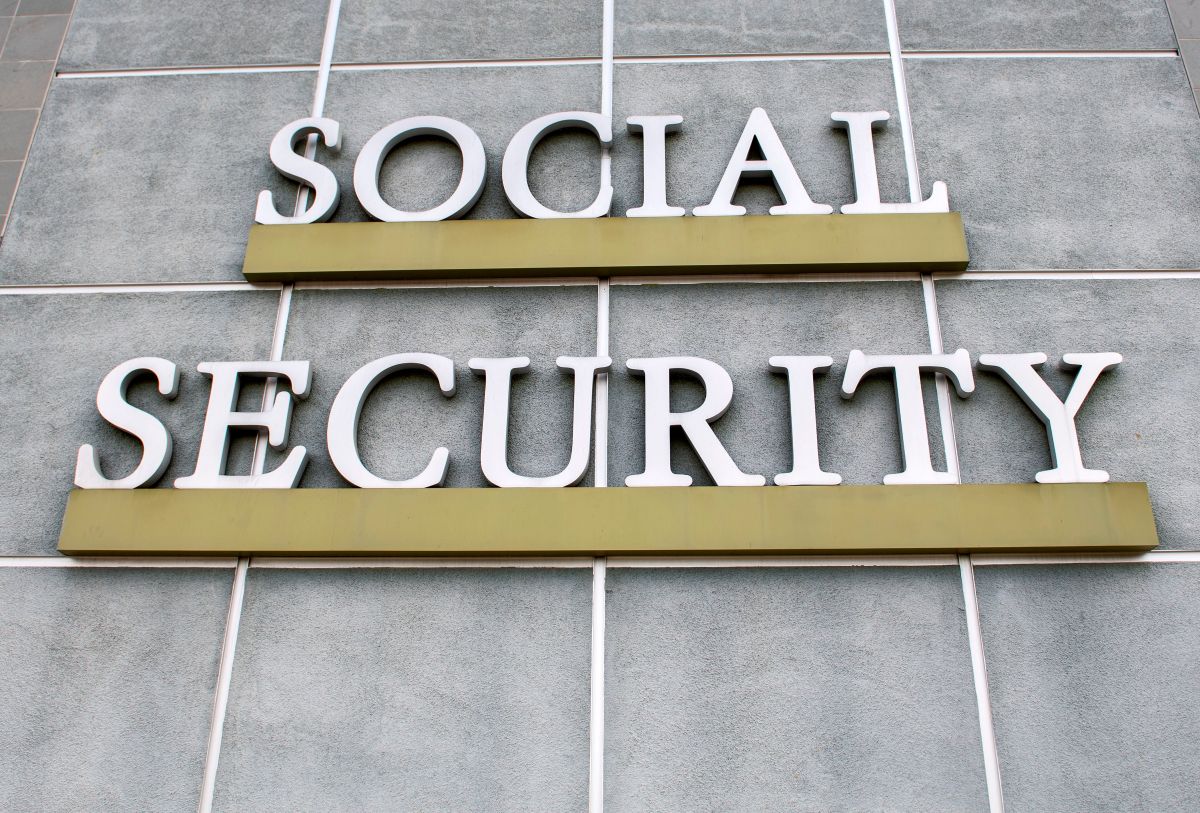Una oficina de la Administración del Seguro Social en Burbank, California.  