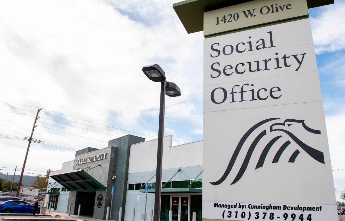 Una oficina de la Administración del Seguro Social en Burbank, California.
