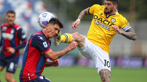 Rodrigo de Paul ante el Crotone