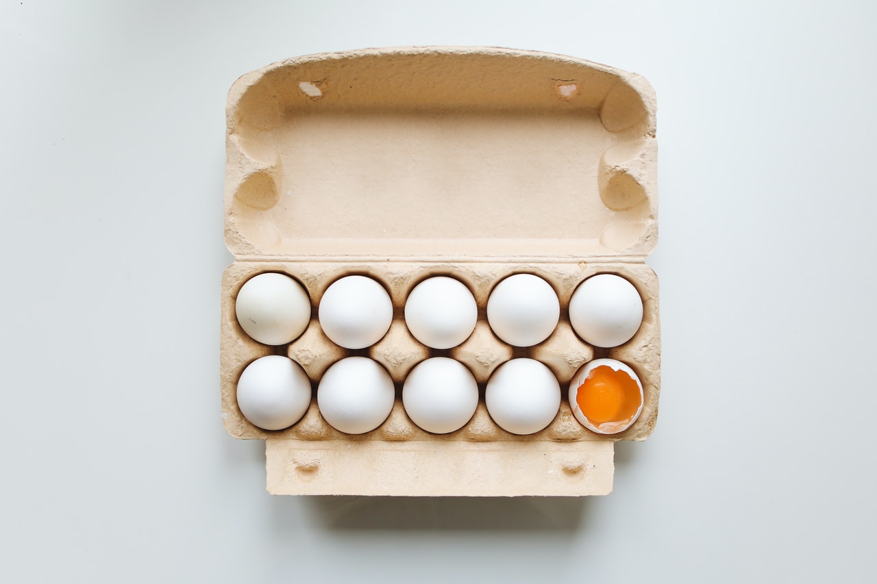 Caja de huevos