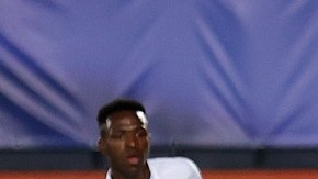 Momento justo de la definición de Benzema.