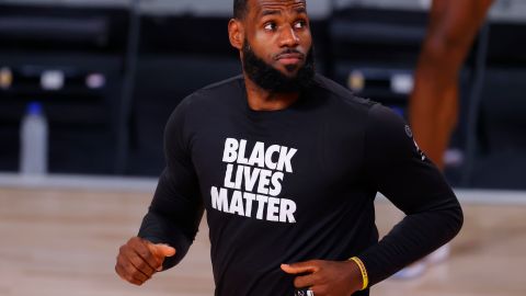 Reaccion del LeBron al veredicto George Floyd