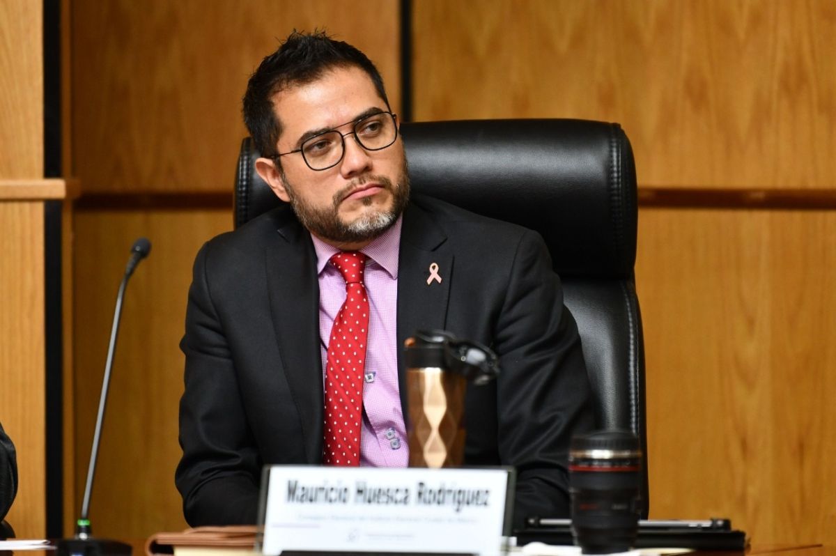 El consejero electoal mexicano Mauricio Huesca.
