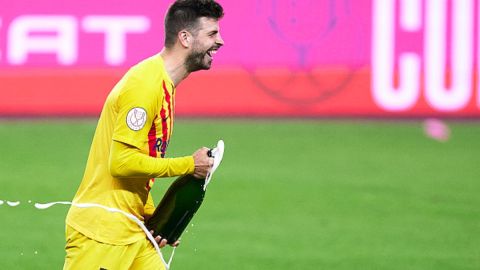 Piqué mostró un rendimiento importante en la final de copa.