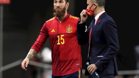 Ramos participó en los partidos de España en la fecha FIFA.