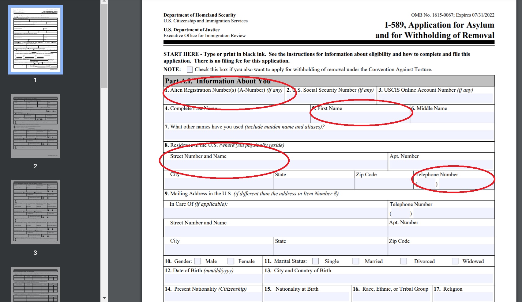 En Qué Consiste La Regla Del "espacio En Blanco" Que USCIS Cambió Y ...