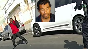 VIDEO: Hombre hispano lanza martillo a policías y lo abaten; “Padre celestial, ayúdame”, dijo antes del tiroteo