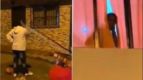 VIDEO: Joven que llevó mariachi a su novia lo encuentra ¡con el amante!