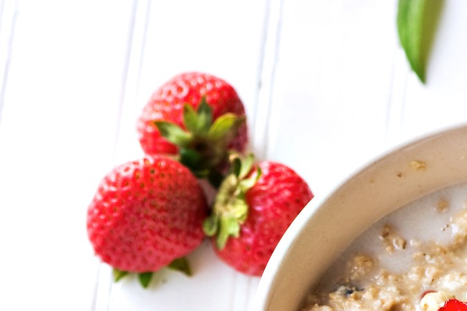 avena y fresas