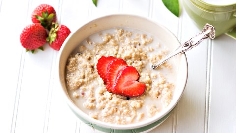 avena y fresas
