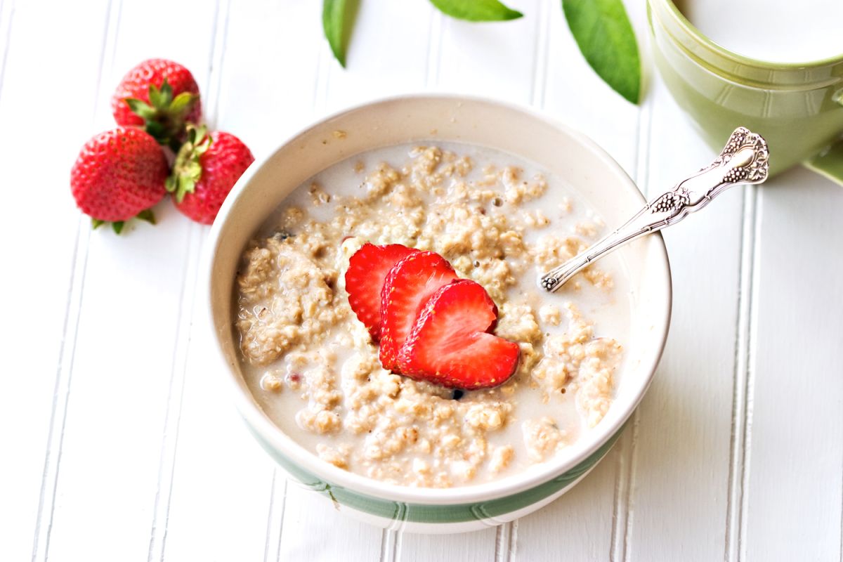 avena y fresas