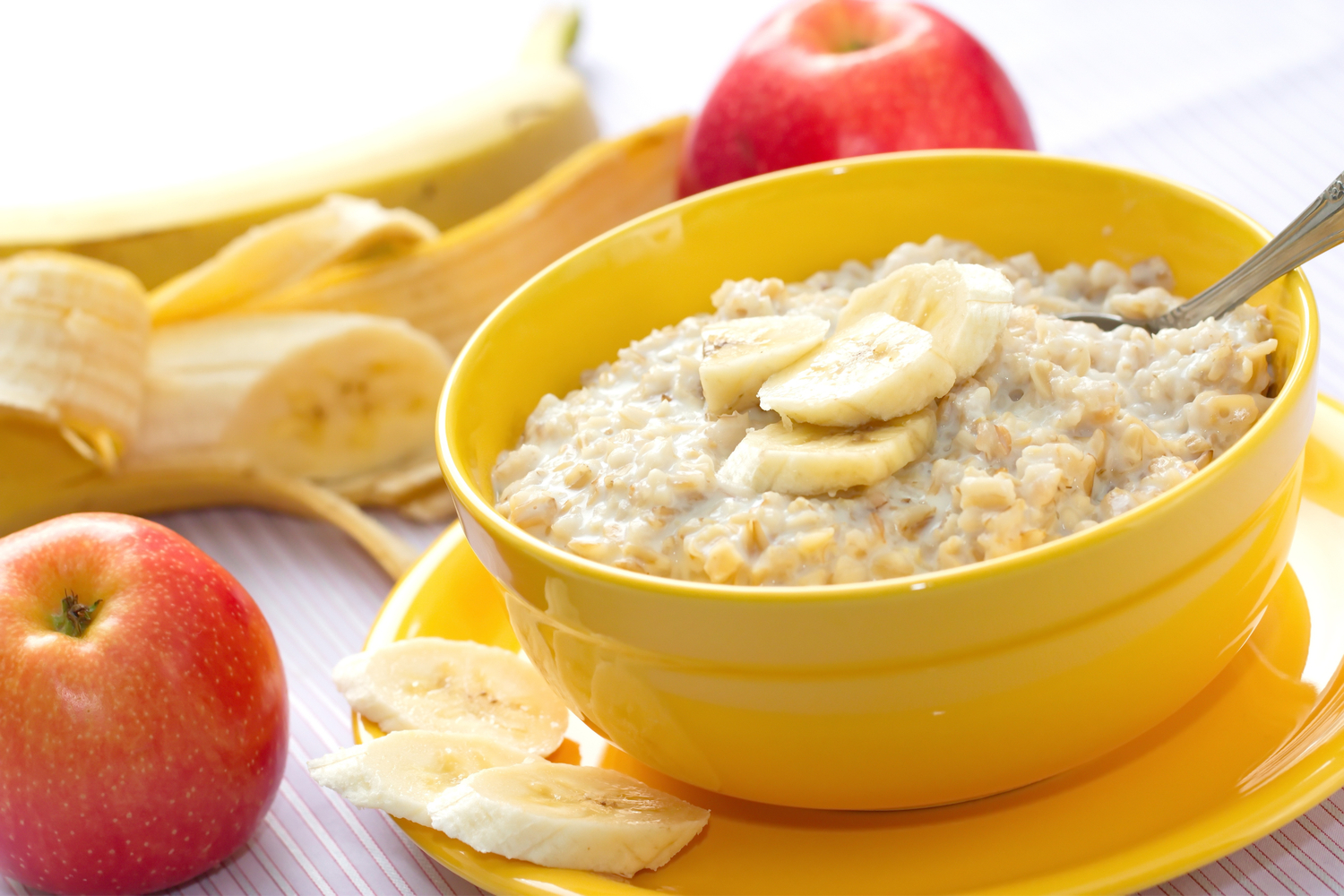 avena y frutas