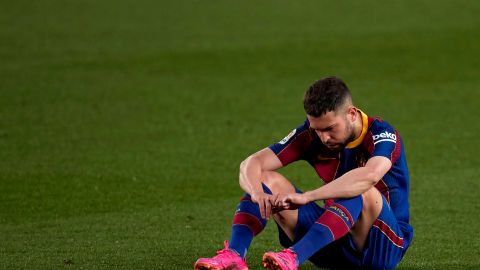 Jordi Alba tras caer ante el Granada.