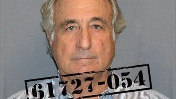 Bernie Madoff al ser sentenciado en 2009.