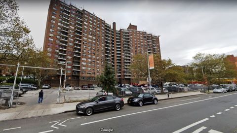 Zona residencial El Bronx, NYC.