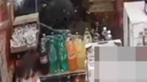 Momento del ataque.