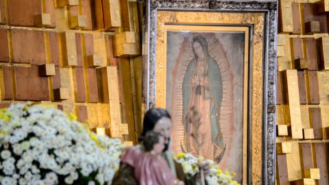 Caída Virgen de Guadalupe peregrinación