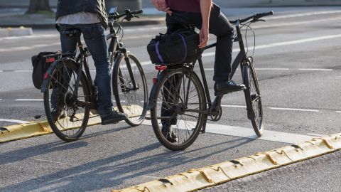 Viral caídas ciclovía
