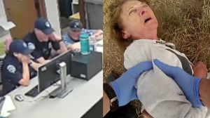 Abominable video muestra a policías burlándose por romper el brazo a anciana con demencia